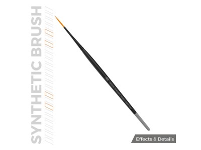 AK SYNTHETIC BRUSH - LINER 17mm 