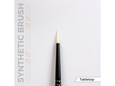 AK SYNTHETIC TABLETOP BRUSH - 0 