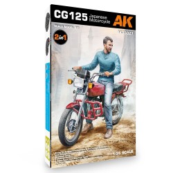CG125 JAPANESE MOTORCYCLE 1/35 scale 