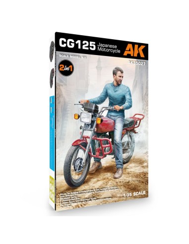 CG125 JAPANESE MOTORCYCLE 1/35 scale 