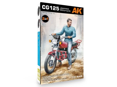 CG125 JAPANESE MOTORCYCLE 1/35 scale 
