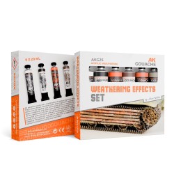 WEATHERING EFFECTS SET - AK GOUACHES  2