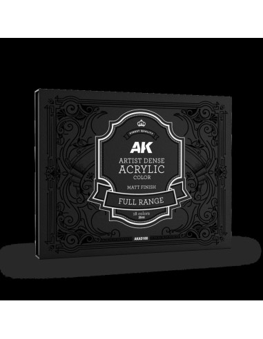 DELUXE EDITION BOX FULL RANGE ARTIST DENSE ACRYLIC COLOR 