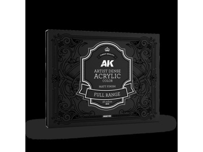 DELUXE EDITION BOX FULL RANGE ARTIST DENSE ACRYLIC COLOR 