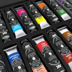 DELUXE EDITION BOX FULL RANGE ARTIST DENSE ACRYLIC COLOR  2