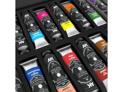 DELUXE EDITION BOX FULL RANGE ARTIST DENSE ACRYLIC COLOR 