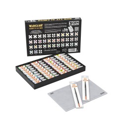WARGAME PAINT IT ALL BOX 36 COLORS 3GEN  2