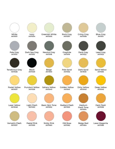 WARGAME PAINT IT ALL BOX 108 COLORS 3GEN 
