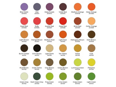 WARGAME PAINT IT ALL BOX 108 COLORS 3GEN 