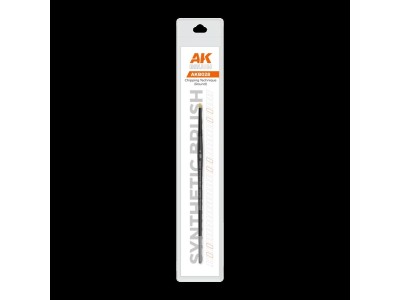 AK SYNTHETIC BRUSH - CHIPPING TECHNIQUE (ROUND) 