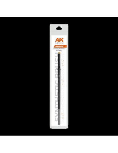 AK SYNTHETIC BRUSH - CHIPPING TECHNIQUE (ANGULAR) 