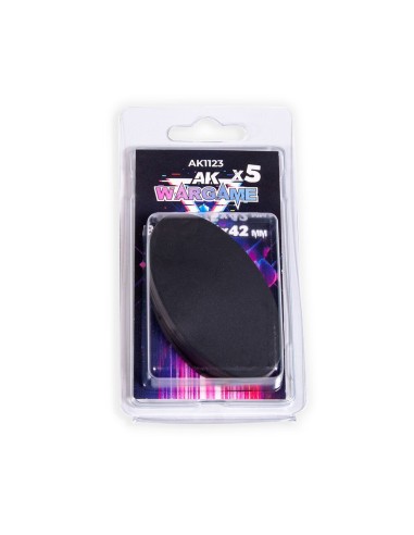 OVAL BASES 75x42mm x 5 units 