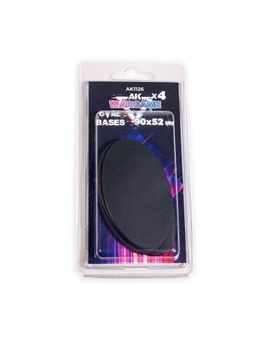 OVAL BASES 90x52mm x 4 units 