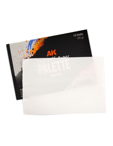 TEAR-OFF PAPER PALETTE 15 SHEETS 