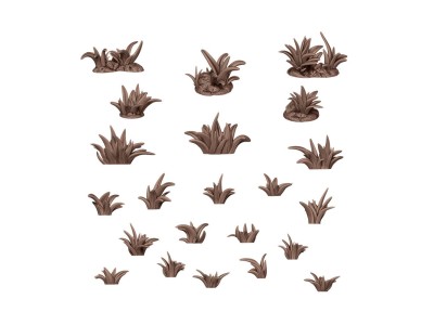 GRASS TUFTS - BASING BITS 22 pieces 