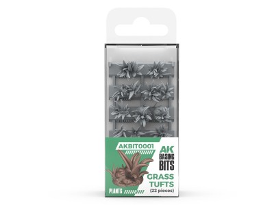 GRASS TUFTS - BASING BITS 22 pieces 