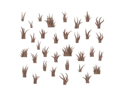 TALL GRASS - BASING BITS 35 pieces 