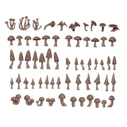FOREST MUSHROOMS - BASING BITS 63 pieces  2