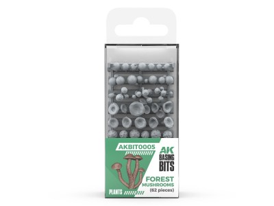 FOREST MUSHROOMS - BASING BITS 63 pieces 