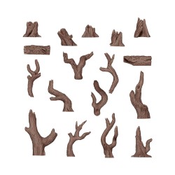 DEAD TREE BASING - BASING BITS 17 pieces  2