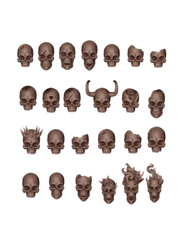 SKULLS - BASING BITS 72 pieces 