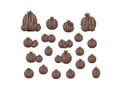 CACTUS BARREL - BASING BITS 20 pieces 