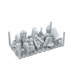 VILLAGE RUINS - BASING BITS 12 pieces 