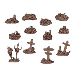 BONES REMAINS - BASING BITS 12 pieces  2