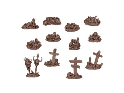 BONES REMAINS - BASING BITS 12 pieces 