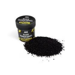 BLACK RUBBER GRAVEL 0,8-2MM 