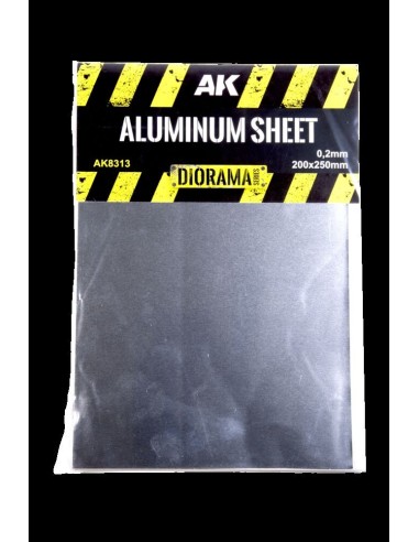 ALUMINIUM SHEET 200UM 200x250mm 