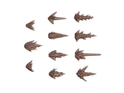 WEAPONS SHOT FX - BASING BITS 54 pieces 
