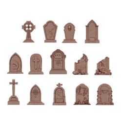 TUMBSTONES - BASING BITS 14 pieces  2