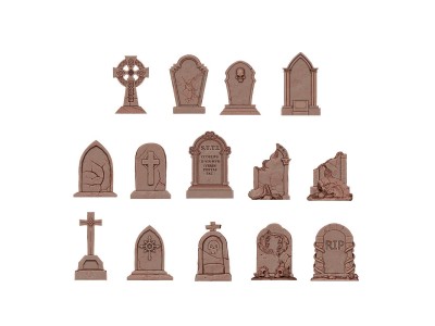 TUMBSTONES - BASING BITS 14 pieces 