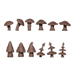 GIGANT MUSROOMS - BASING BITS 12 pieces  2