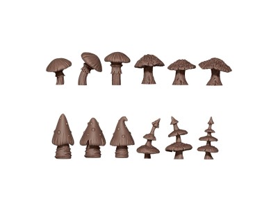 GIGANT MUSROOMS - BASING BITS 12 pieces 