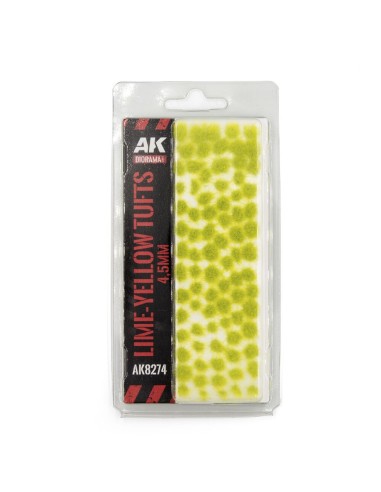 LIME-YELLOW TUFTS 4,5MM 
