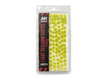 LIME-YELLOW TUFTS 4,5MM 