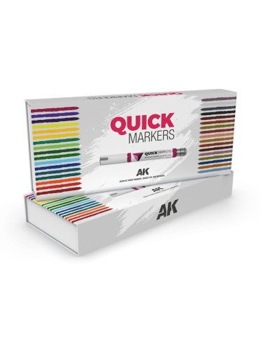 SPECIAL BOX FULL RANGE QUICK MARKERS 34 UNITS 