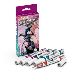 DRAGONS & BEASTS QUCK MARKERS SET 