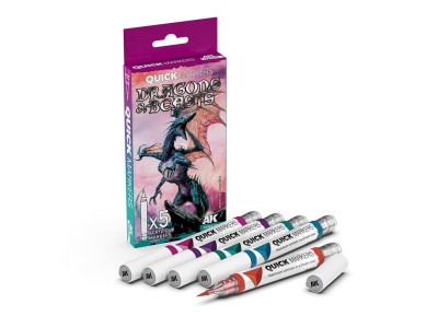 DRAGONS & BEASTS QUCK MARKERS SET 