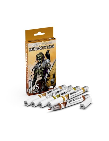 SKELETONS QUICK MARKERS SET 