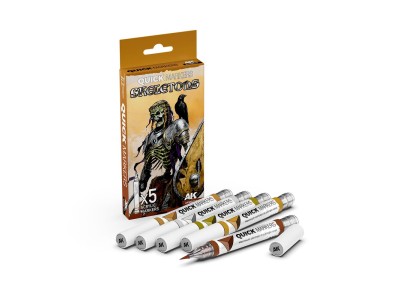 SKELETONS QUICK MARKERS SET 