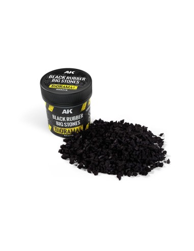 BLACK RUBBER BIG STONES 100ML 