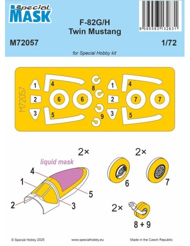 F-82G/H Twin Mustang Mask 