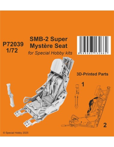 SMB-2 Super Mystère Seat for Special Hobby kits 