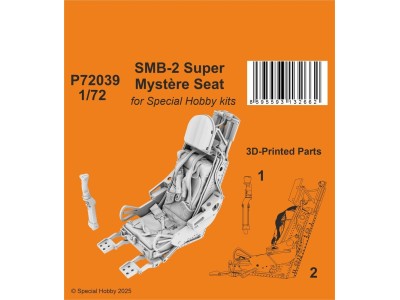 SMB-2 Super Mystère Seat for Special Hobby kits 