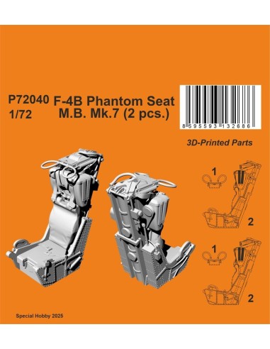 F-4B/C Phantom Seat (2 pcs) 