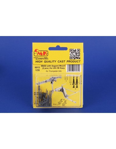 M60D with Sagami Mount (2 pcs.) for UH-1B Huey for Trumpeter 