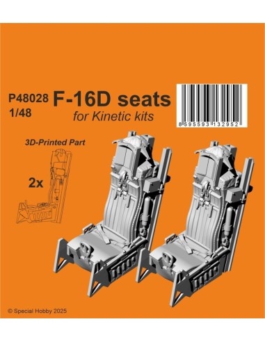 F-16D Seats for Kinetic 